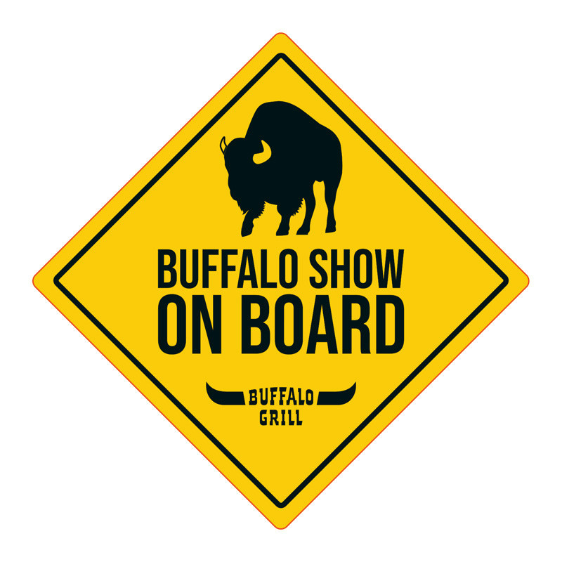 Stickers voiture Buffalo Grill